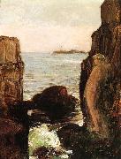 Childe Hassam Nymph on a Rocky Ledge France oil painting artist
